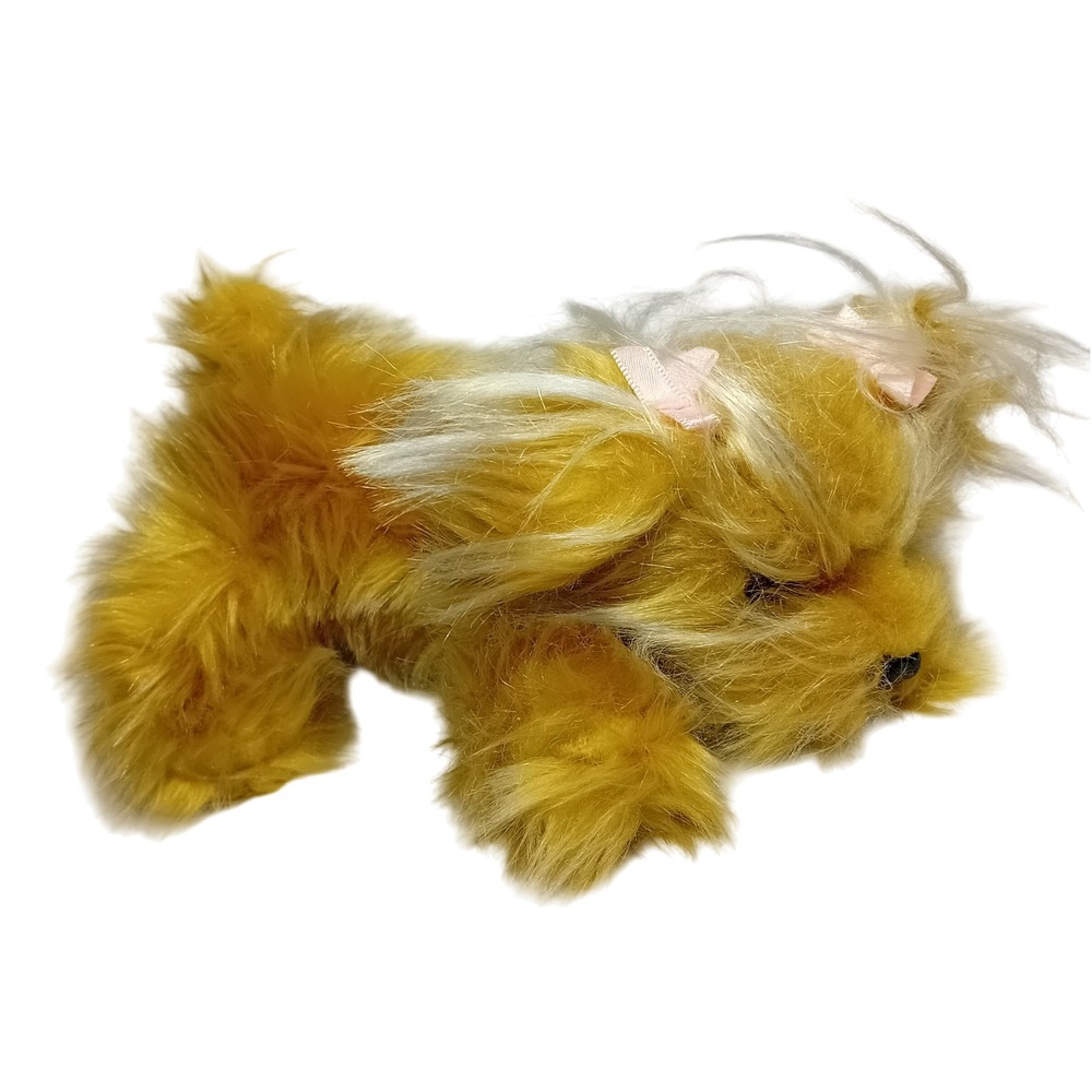 Vintage Russ Berrie Sparkle Yorkshire‎ Terrier Yorkie Plushie Dog Stuffed Animal